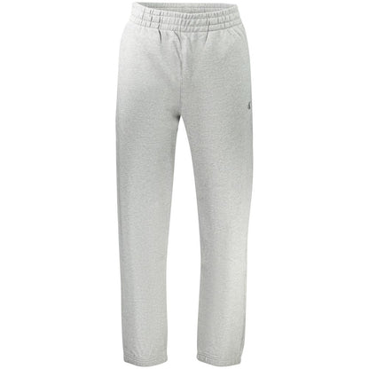 Joggers by Calvin Klein for men in cotton gray features a refined silhouette with a refined , defined by a and a refined long for a refined finish.