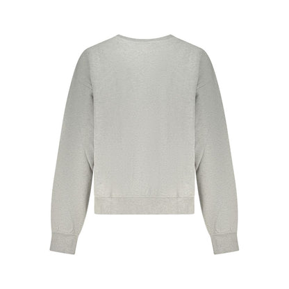 Sweatshirt by Calvin Klein for women in cotton gray features an magnificent silhouette, showcasing a sophisticated and detail for a truly magnificent finish.
