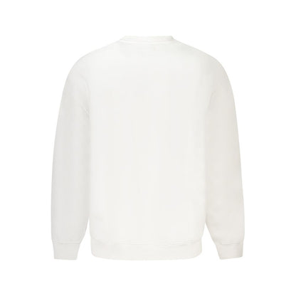 Sweatshirt by Guess Jeans for men in organic cotton & polyester white features an enviable silhouette, showcasing a premium and refined for a truly enviable finish.