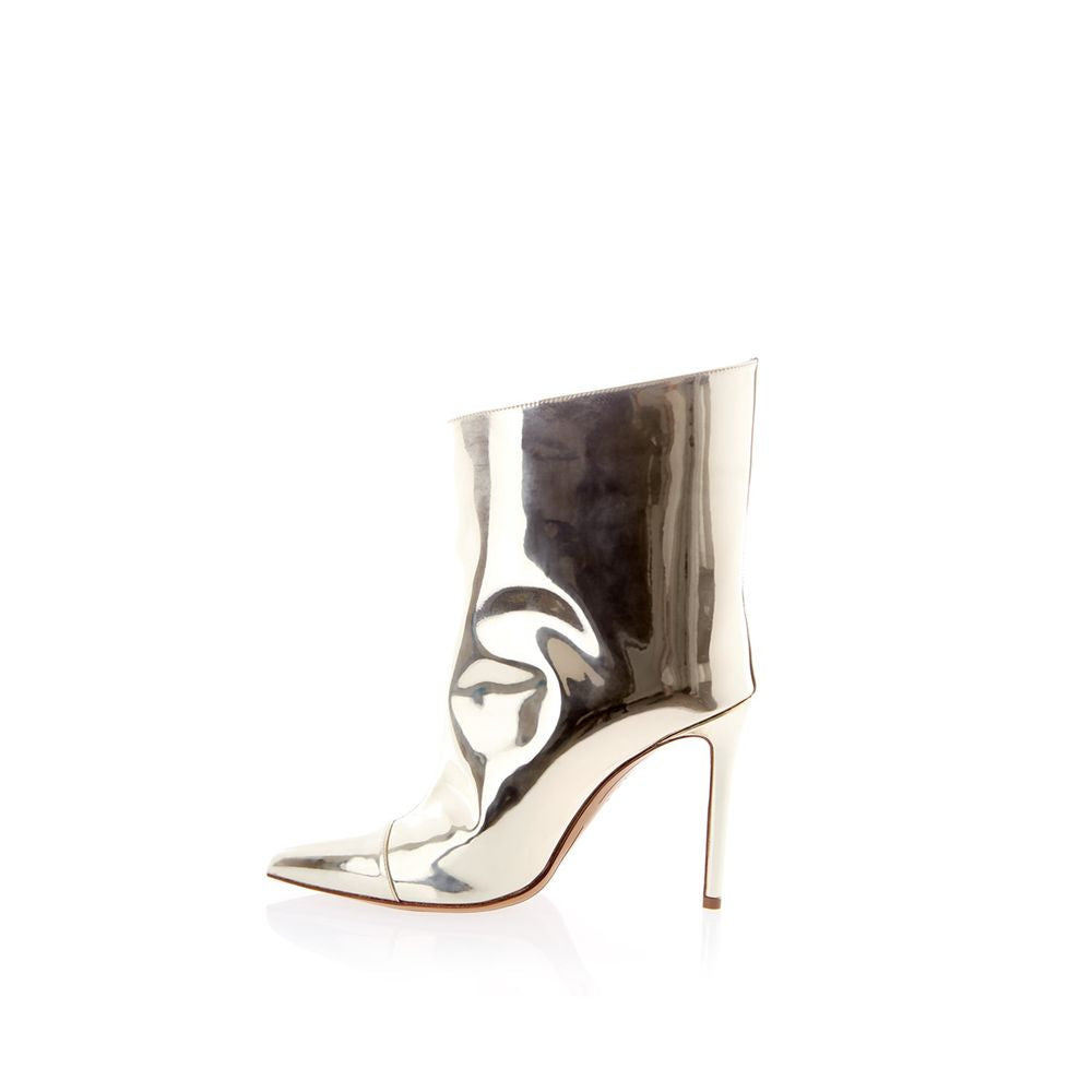 Mid-Heel High-Heel Ankle Boots by Alexandre Vauthier for women in patent leather multicolor features an high-performance silhouette, showcasing the sophisticated design of the Women's Patent Leather Mid-Heel High-Heel Ankle Boots with a 5-cm-heel mid-heel 10-5-cm-heel high-heel and a refined pointed toe style.