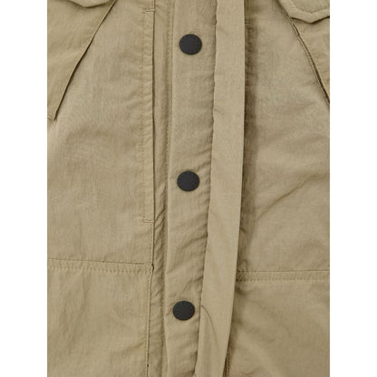 Overcoat by Paul & Shark for men in poly nylon fabric beige features an satoral silhouette, showcasing a sophisticated and satoral pockets & insulated for a premium, timeless look.