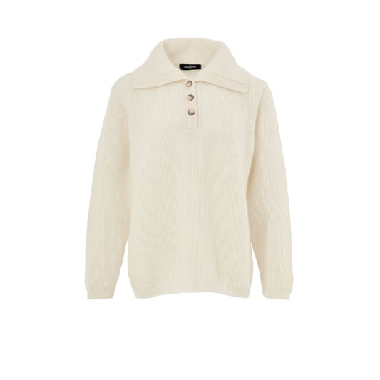 Sweater by Gran Sasso for women in cashmere & polyamide white showcases an masterful silhouette, artfully detailed with a masterful and long-sleeve for a sophisticated, premium finish.