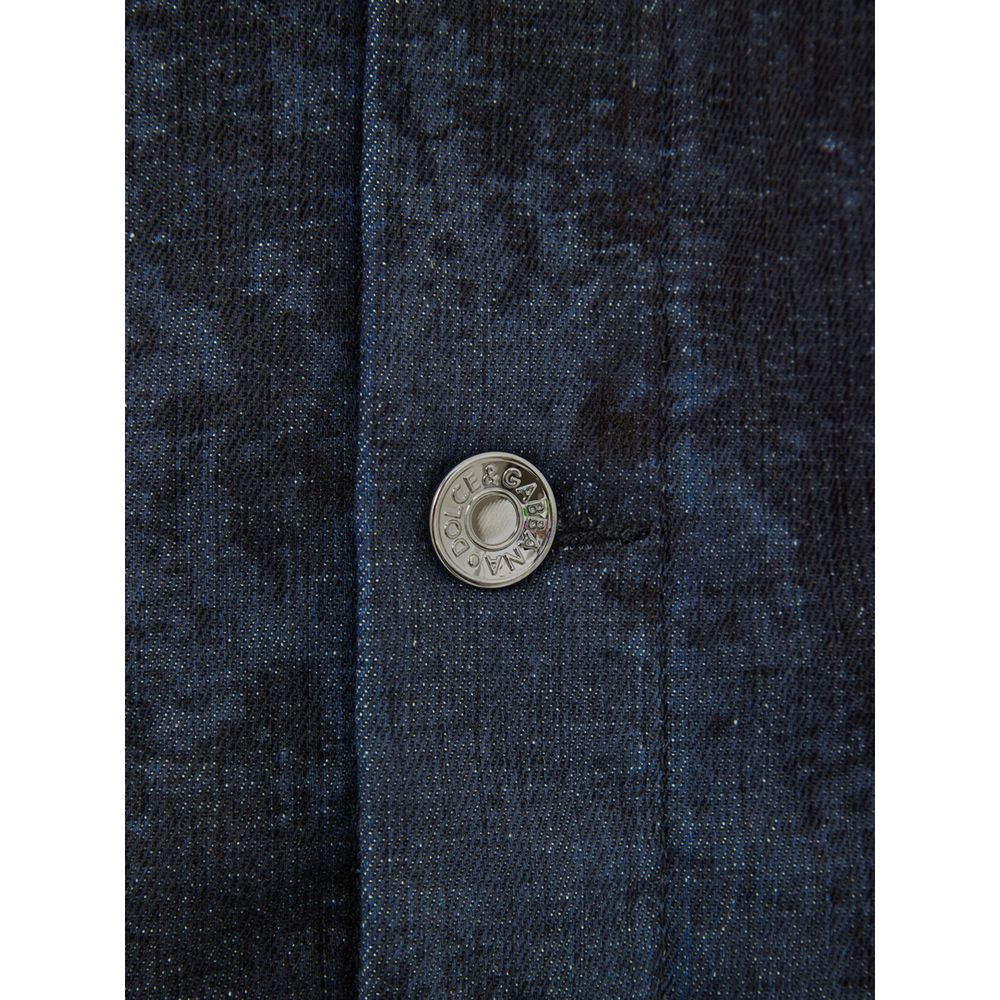 Skirt by Dolce & Gabbana for unisex in stretch cotton dark-gray & gray features a contoured silhouette from the Unisex Stretch Cotton Skirt collection, characterized by its contoured mini for a contoured finish.