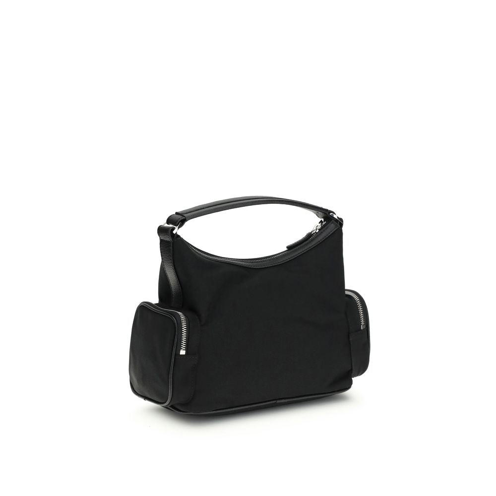 Shoulder Bag by Stella McCartney for women in leather black, silver & signature features a effortless chic silhouette with a secure zipper, ample external-pockets, and versatile shoulder-strap, handle & adjustable-strap for a effortless chic finish.