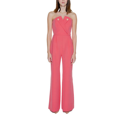 Silence Women's Stretch Polyester One-Piece - Gold Orange