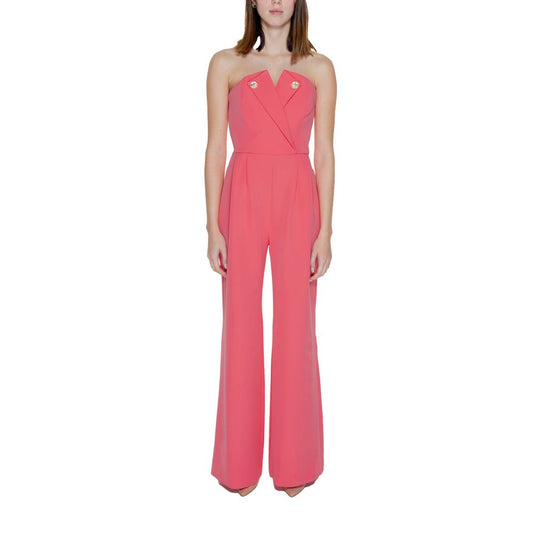 Silence Women's Stretch Polyester One-Piece - Gold Orange