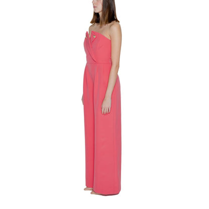 Silence Women's Stretch Polyester One-Piece - Gold Orange