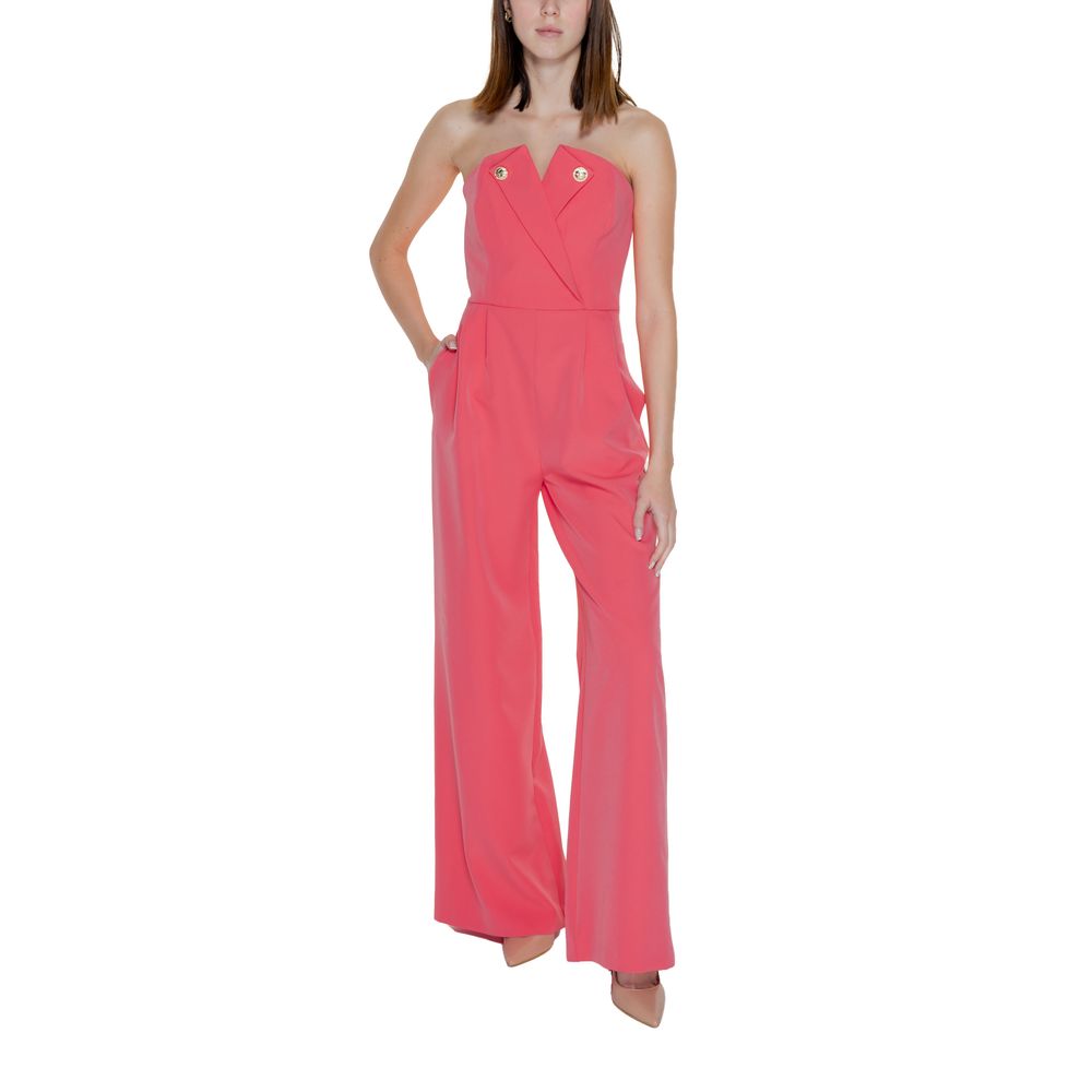 Silence Women's Stretch Polyester One-Piece - Gold Orange
