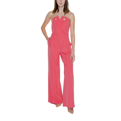 Silence Women's Stretch Polyester One-Piece - Gold Orange