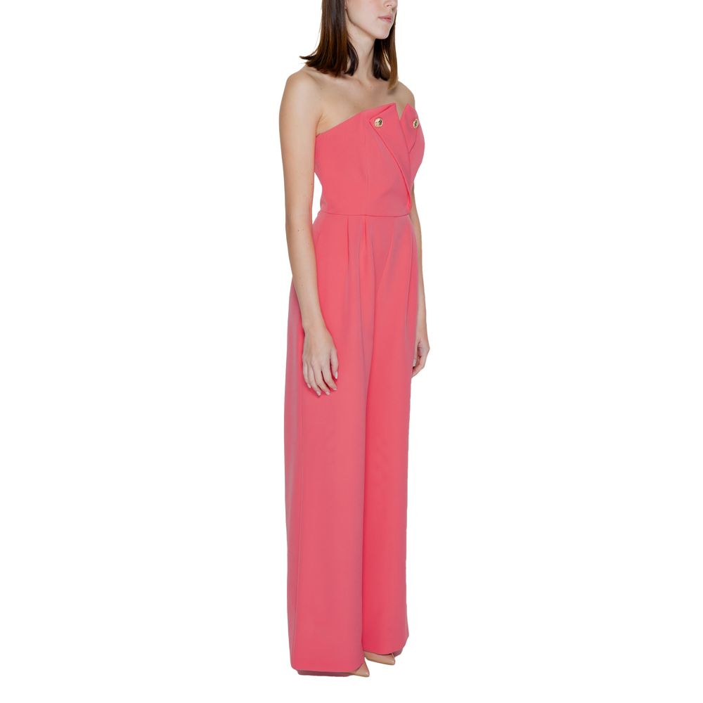 Silence Women's Stretch Polyester One-Piece - Gold Orange
