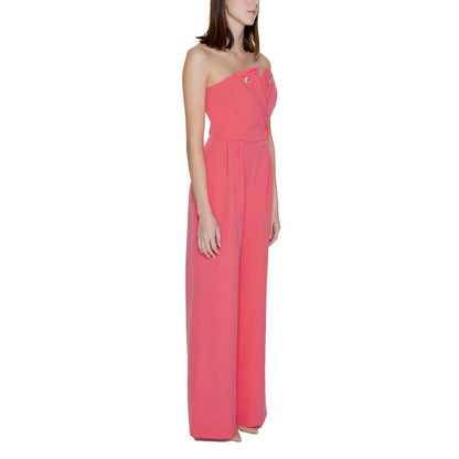 Silence Women's Stretch Polyester One-Piece - Gold Orange
