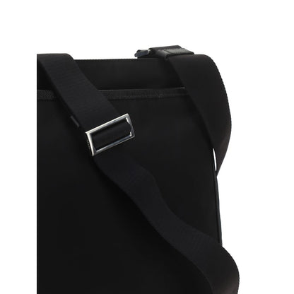 Shoulder Bag by Prada for men in nylon black & signature showcases a enviable silhouette, artfully detailed with a secure zipper, organized , and versatile shoulder-strap & adjustable-strap for a enviable look.