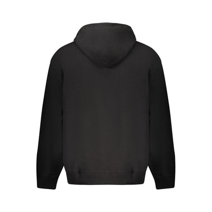 Hooded Sweatshirt Hoodie by Calvin Klein for men in cotton black features a edgy silhouette, detailed with a edgy and for a refined finish.