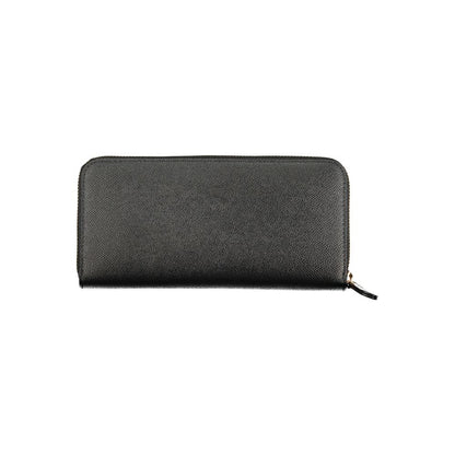 Cardholder Wallet by Twinset for women in polyurethane black & signature showcases a refined silhouette, artfully detailed with the signature style of the Polyurethane Cardholder Wallet and functional card-organization coin-purse.
