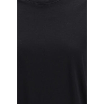 T-Shirt by Loulou De Saison for women in cotton black features an edgy silhouette, meticulously detailed with a sophisticated and for a truly edgy finish.