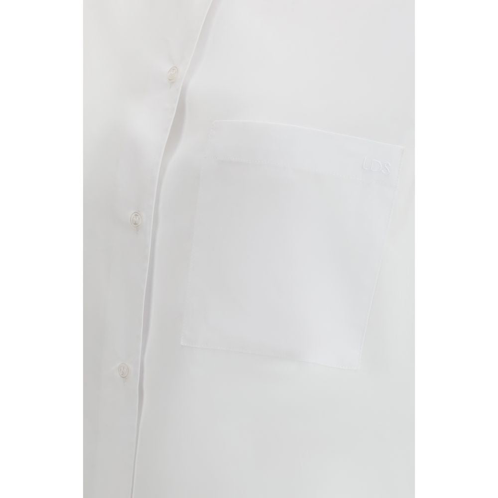 Dress Shirt by Loulou De Saison for women in cotton white, featuring a nuanced and nuanced for a sophisticated finish.