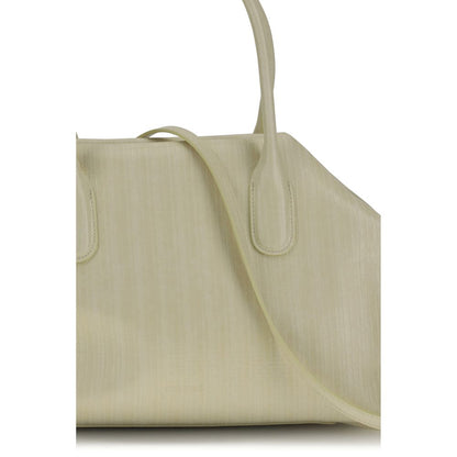 Medium 2-in-1 Shoulder & Crossbody Bag by THEMOIRè for women in polyethylene & polyurethane print & striped features a enviable silhouette, showcasing a secure zipper & buckle, ample , and enviable crossbody-strap, shoulder-strap, adjustable-strap & handle for a enviable finish.