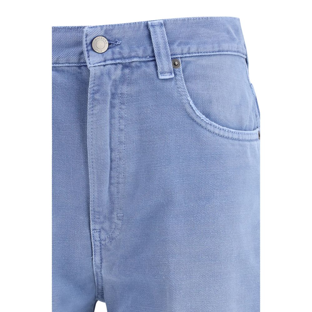 Jeans by Haikure for women in denim cotton light-blue features a refined silhouette with a refined relaxed-fit, regular-fit, wide & oversized, defined by a and a refined long for a refined finish.