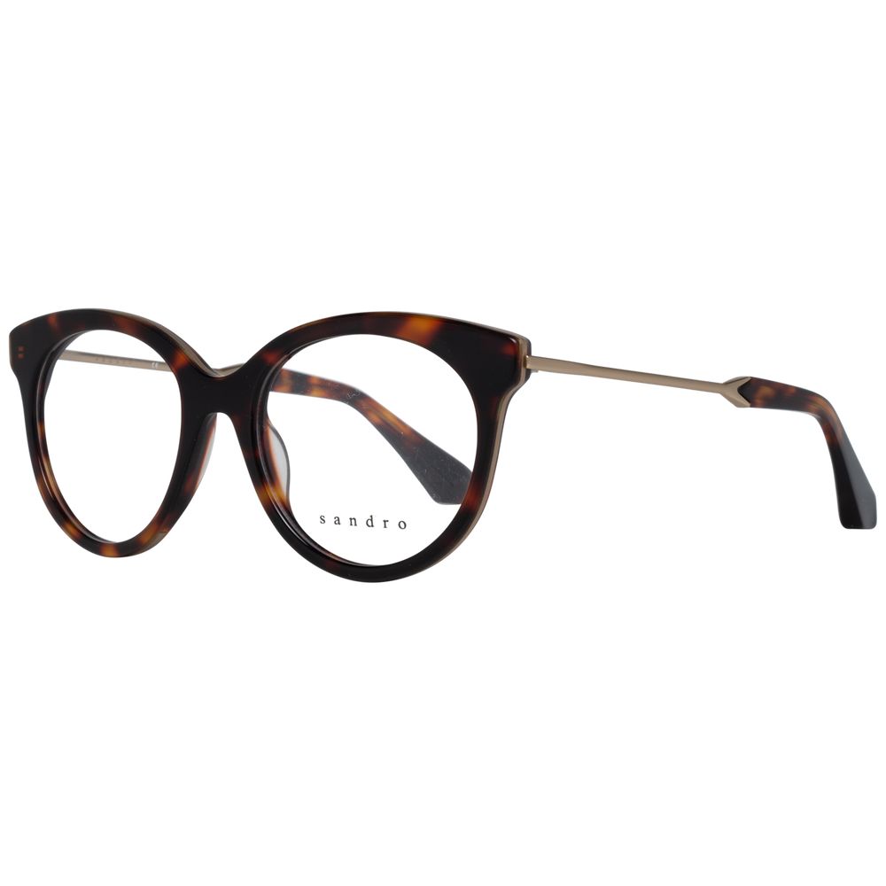 Eyeglasses Frames by Sandro for women in and brown showcases a refined silhouette, detailed with a brown coloured frame finish and a sophisticated full-frame frame design.