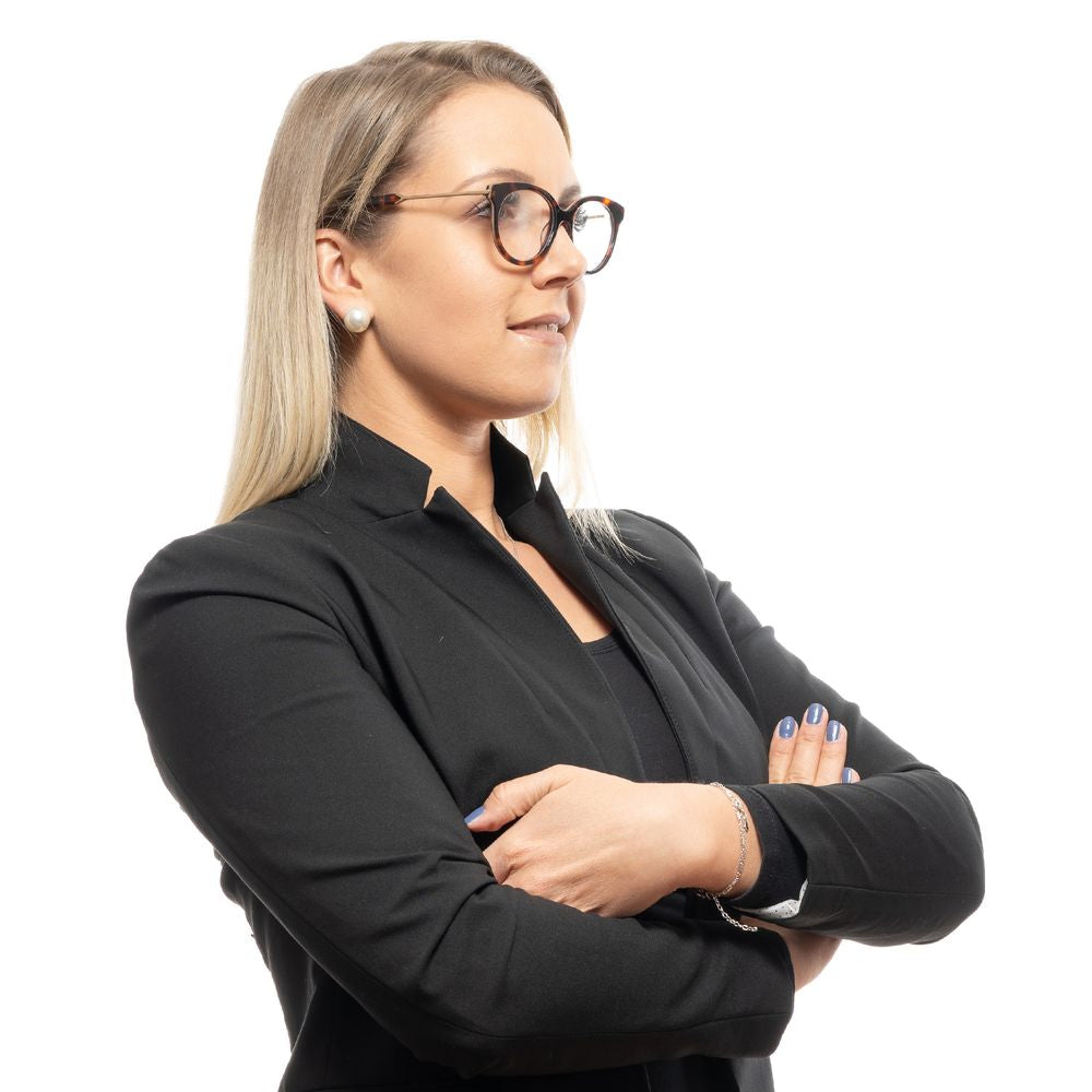 Eyeglasses Frames by Sandro for women in brown showcases a reflective silhouette, artfully incorporating a sophisticated brown coloured frame with a distinct full-frame frame design.