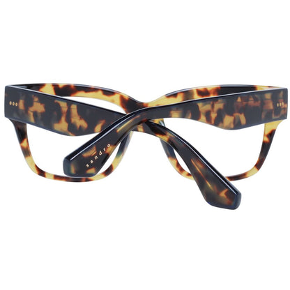 Eyeglasses Frames by Sandro for women in plastic brown features a refined silhouette, showcasing a refined brown coloured frame and full-frame frame design for a sophisticated, premium look.