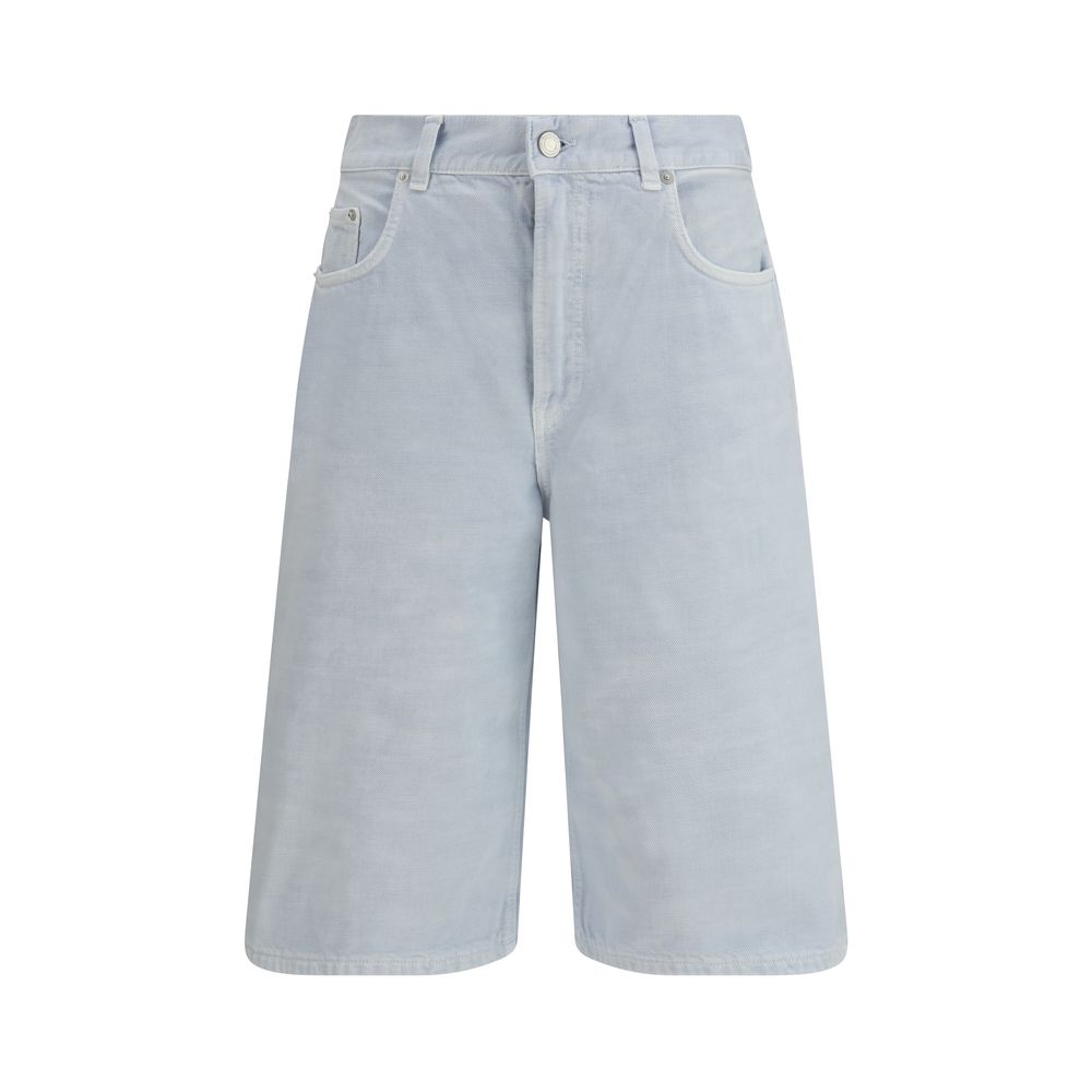 Denim Shorts by Haikure for women in denim cotton blue features an effortlessly on trend silhouette, showcasing a effortlessly on trend regular-fit and short cut with a comfortable mid rise for a refined look.