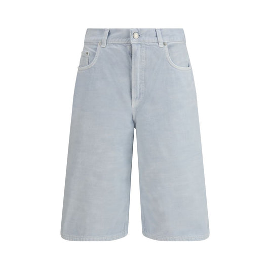 Denim Shorts by Haikure for women in denim cotton blue features an effortlessly on trend silhouette, showcasing a effortlessly on trend regular-fit and short cut with a comfortable mid rise for a refined look.
