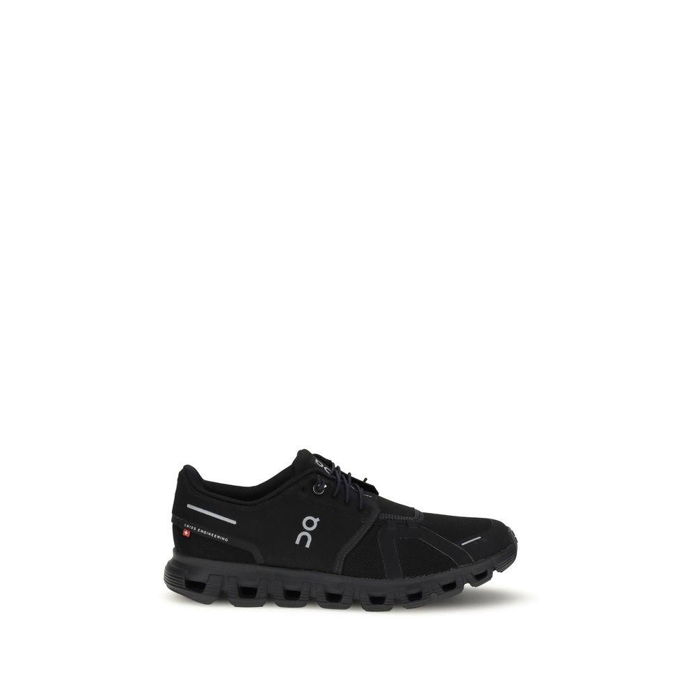 Athletic Sneakers by ON for men in tu polyester & polyurethane black features an effortless chic silhouette, showcasing the signature athletic style of the Men's Athletic TU Polyester & Polyurethane Sneakers collection with a truly effortless chic finish.