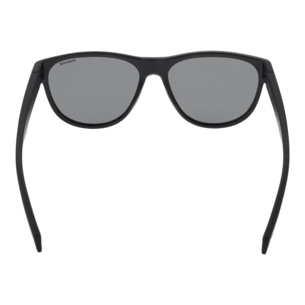 Sunglasses by Polaroid for unisex in polycarbonate and black featuring an opulent full-rim round frame design with a sophisticated black coloured frame finish and high-performance polarized category-2-medium-tint lens.