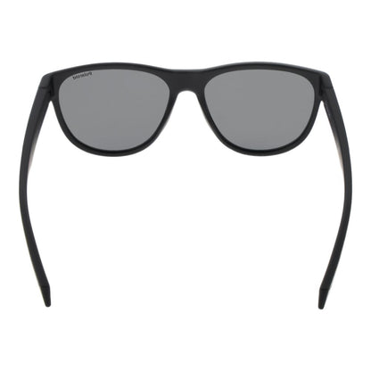 Sunglasses by Polaroid for unisex in polycarbonate and black featuring an opulent full-rim round frame design with a sophisticated black coloured frame finish and high-performance polarized category-2-medium-tint lens.