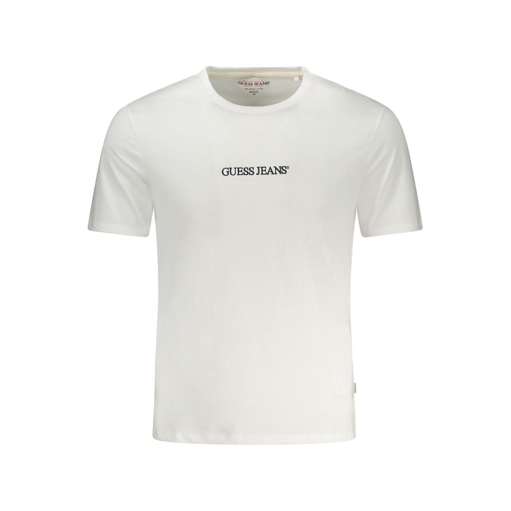 Guess Jeans Men's Slim Short-Sleeve Organic Cotton T-Shirt - White