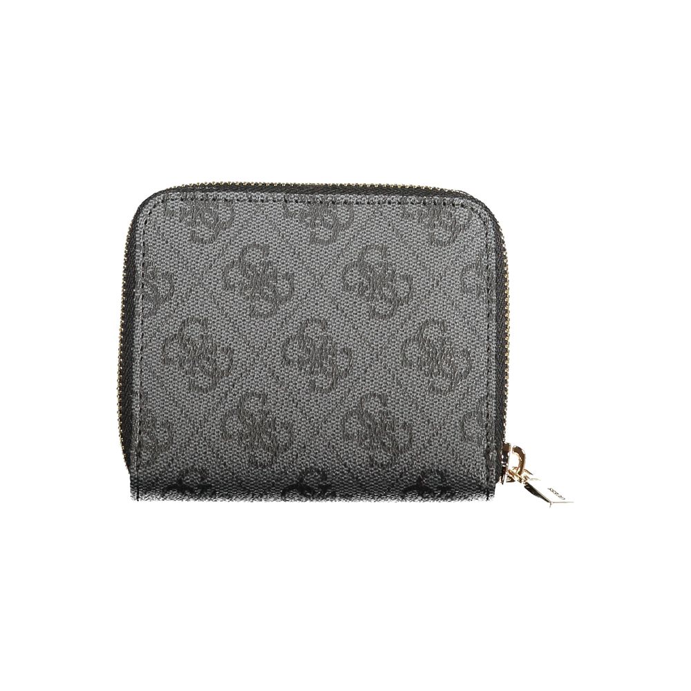 Cardholder Wallet by Guess Jeans for women in polyethylene black features a streamlined silhouette, showcasing the streamlined Laurel Polyethylene Cardholder Wallet design with sophisticated card-organization coin-purse for a premium look.