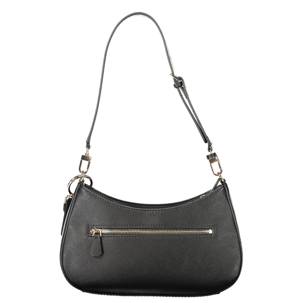 Handbag by Guess Jeans for women in polyethylene black features a exquisite silhouette, showcasing a secure zipper and exquisite internal-pockets & cardholder with versatile shoulder-strap & adjustable-strap for a exquisite finish.