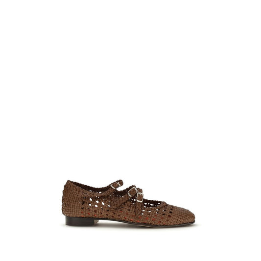 Ballet Mary-Jane Flat Shoes by Carel Paris for women in bos taurus calf leather brown showcases a enchanting silhouette as part of the Women's Bos Taurus Calf Leather Ballet Mary-Jane Flat Shoes collection, defined by a enchanting round toe style and for a enchanting look.