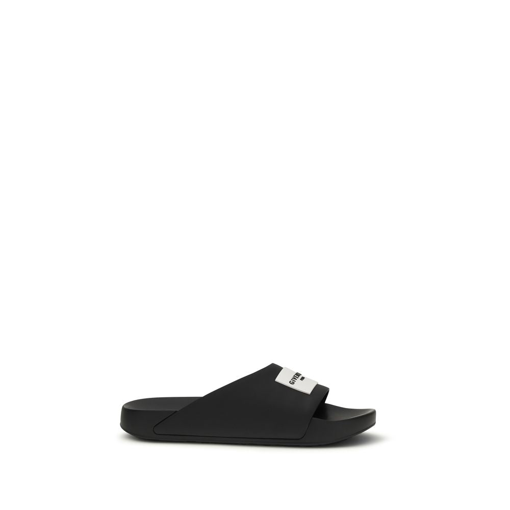 Givenchy Women's Rubber Sandals - Black Signature