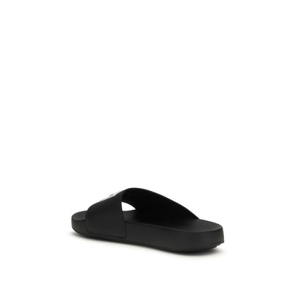 Givenchy Women's Rubber Sandals - Black Signature