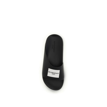 Givenchy Women's Rubber Sandals - Black Signature