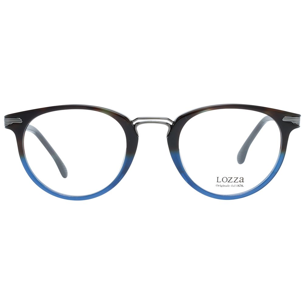 Eyeglasses Frames by Lozza for unisex in multicolor features an refined silhouette, showcasing the refined multicolor coloured frame and sophisticated full-frame frame design.