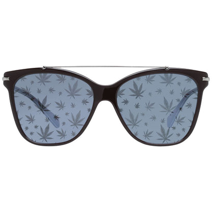 Sunglasses by Police for women in brown features an lustrous butterfly frame design with brown coloured frame detailing and category-3-dark-tint lens for a lustrous aesthetic.