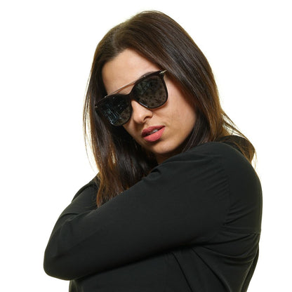 Sunglasses by Police for women in brown features a sumptuous silhouette, showcasing a sumptuous butterfly frame design in brown coloured frame with high-performance category-3-dark-tint lens.