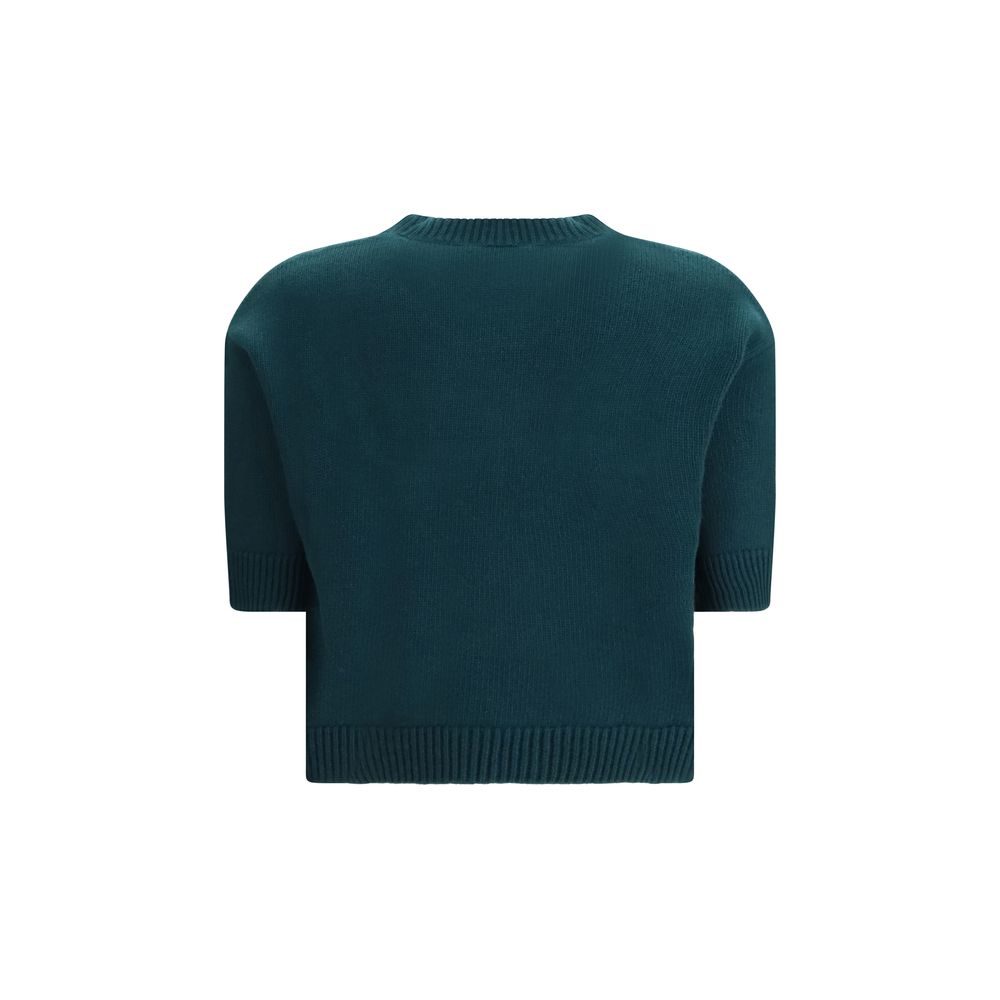 Activewear T-Shirt by Gucci for women in wool bicolour features an contemporary design with , a length, and a contemporary crew neckline.