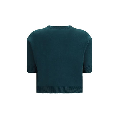 Activewear T-Shirt by Gucci for women in wool bicolour features an contemporary design with , a length, and a contemporary crew neckline.