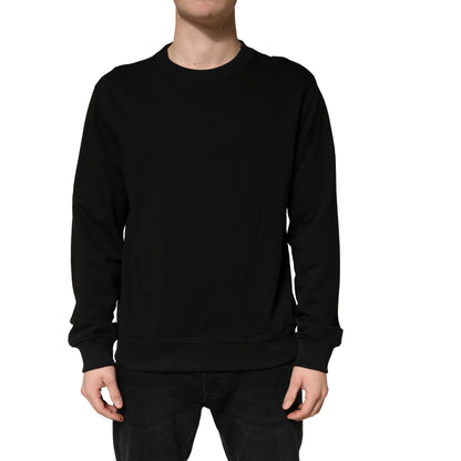 Dolce & Gabbana Men's Regular Fit Cotton Sweatshirt - Black