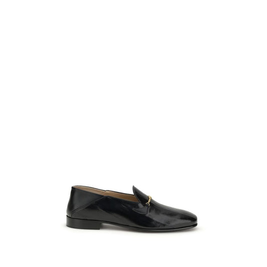 Loafer Slip-On Shoes by Valentino Garavani for men in nappa calf & eel leather black & signature showcases a timeless silhouette from the V Logo Men's Nappa Calf & Eel Leather Loafer Slip-On Shoes collection, featuring a timeless and for a timeless finish.
