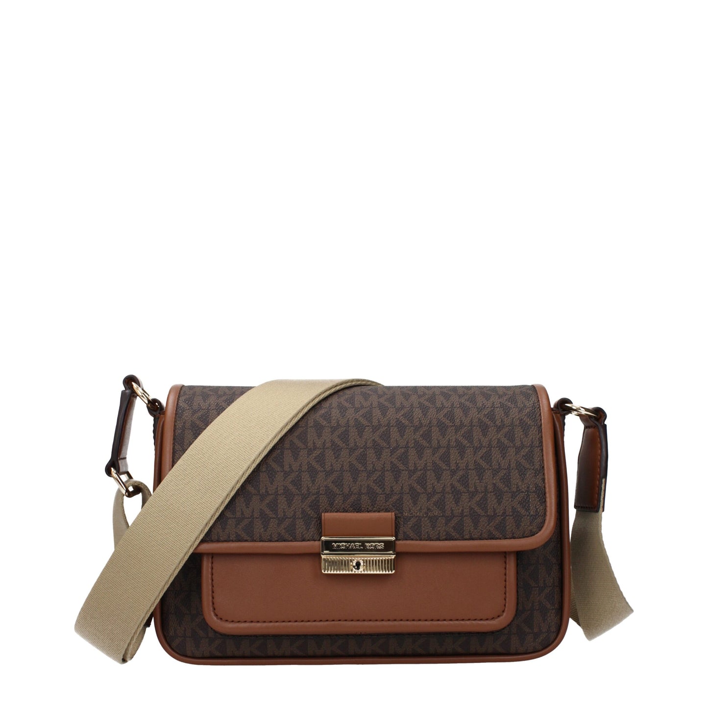 Crossbody Handbag by Michael Kors for women in fabric brown showcases a versatile sophistication silhouette, featuring a secure , versatile sophistication , and versatile crossbody-strap & adjustable-strap for a versatile sophistication finish.