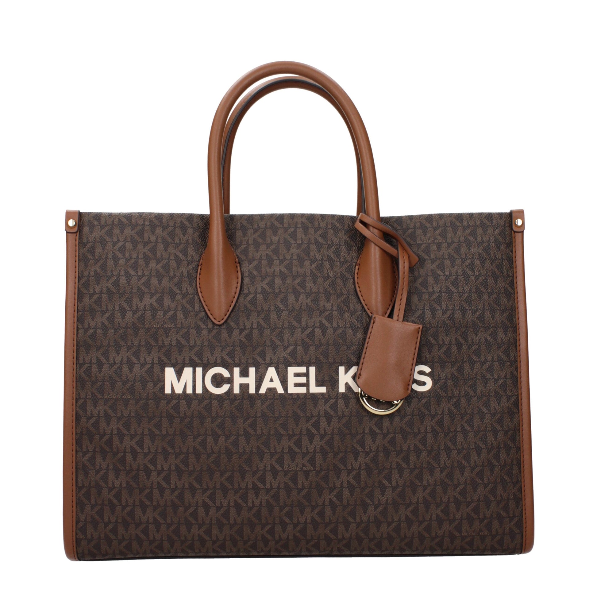 Handbag by Michael Kors for women in fabric brown presents a ornamental silhouette, showcasing a secure , ample , and versatile adjustable-strap for a ornamental finish.