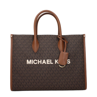 Handbag by Michael Kors for women in fabric brown presents a ornamental silhouette, showcasing a secure , ample , and versatile adjustable-strap for a ornamental finish.