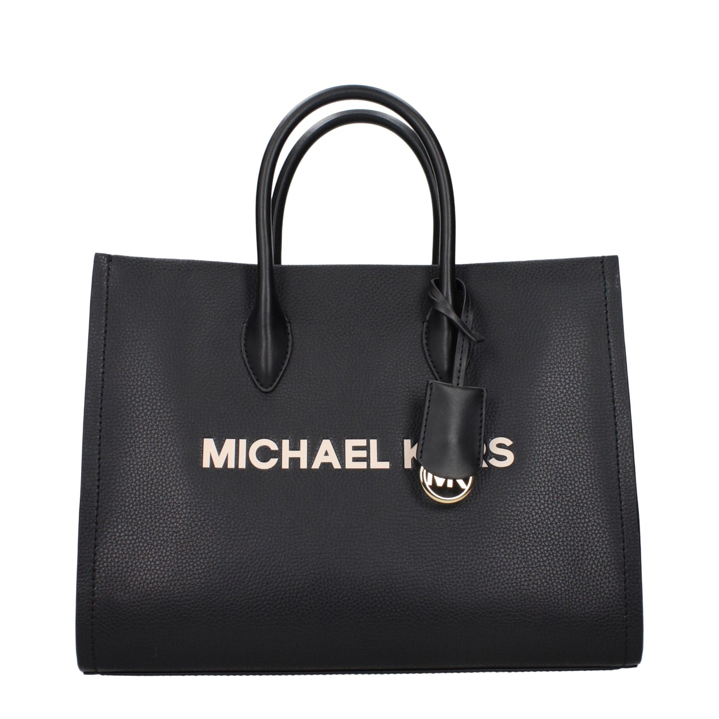 This Handbag by Michael Kors for women in leather and black presents a sculptural silhouette featuring a secure , ample , and versatile adjustable-strap for a sculptural finish.