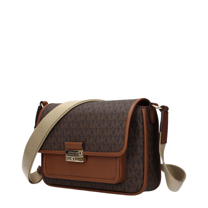 Crossbody Handbag by Michael Kors for women in fabric brown features a transformative sophistication silhouette, showcasing a secure , ample , and versatile crossbody-strap & adjustable-strap for a transformative sophistication look.