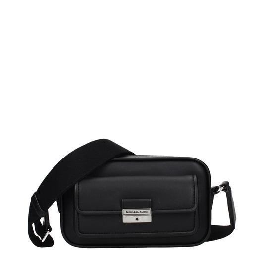 Crossbody Handbag by Michael Kors for women in leather black features a transformative elegance silhouette, showcasing a secure , organized , and versatile crossbody-strap & adjustable-strap for a transformative elegance look.